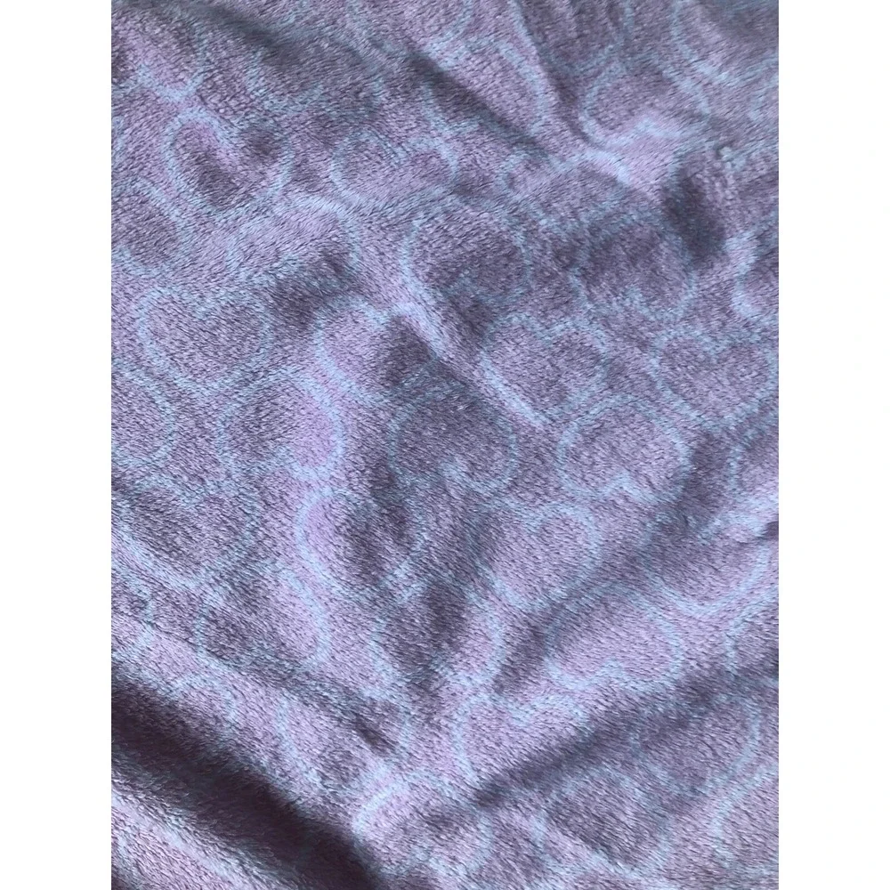 Just One You Carter's Monkey Applique' Baby Blanket Pink hearts Sherpa‎ Fleece
